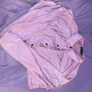 pink cropped jacket from PLT